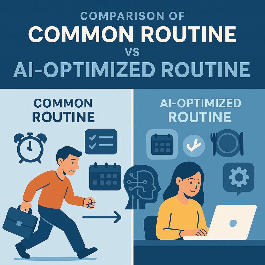  Comparação entre mundo sem ferramentas de IA e com ferramentas de IA