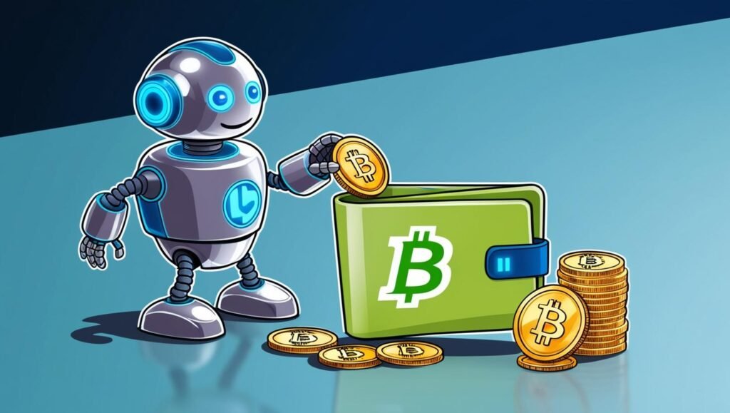 "Robô representando automação com inteligência artificial"