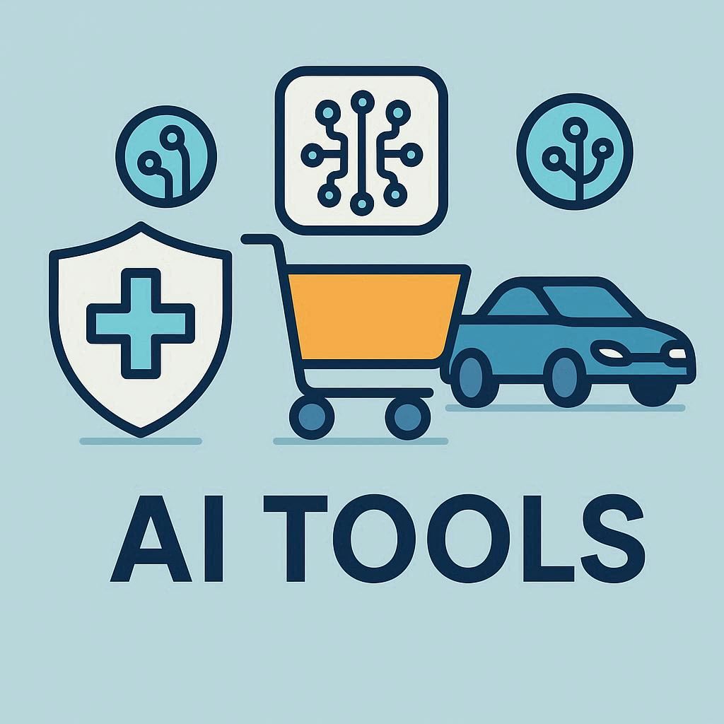 Ferramentas de IA ajudando em diferentes áreas como saúde, compras e mobilidade