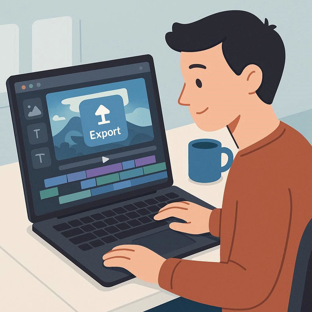 Criando vídeo completo no Descript edição sem experiência prévia