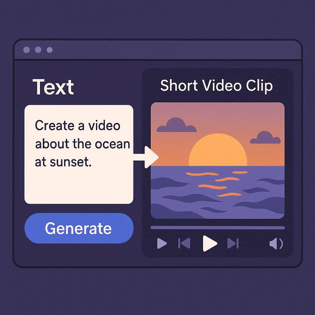 Interface do Pictory vídeos convertendo texto em clipes curtos