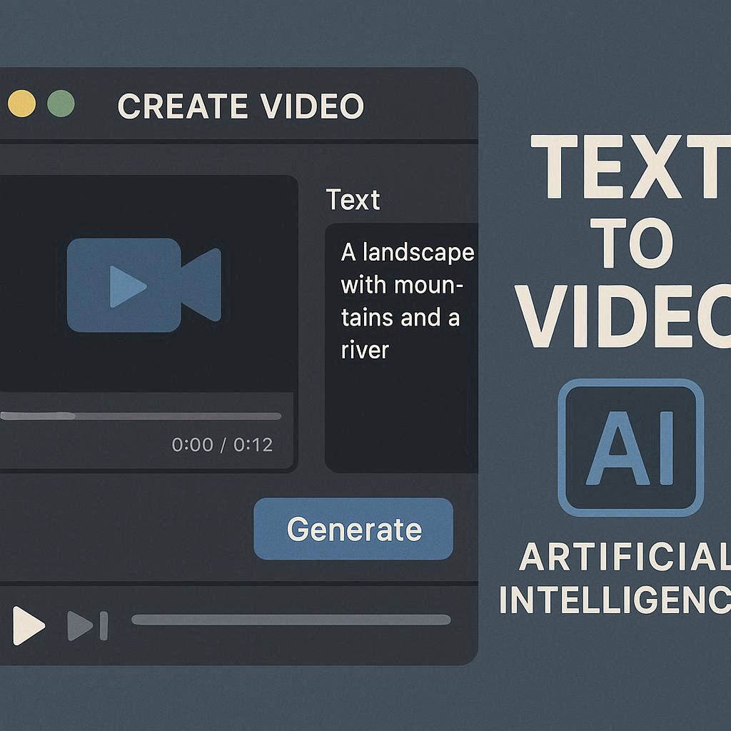 Interface do Runway Gen-2 gerando vídeo a partir de texto