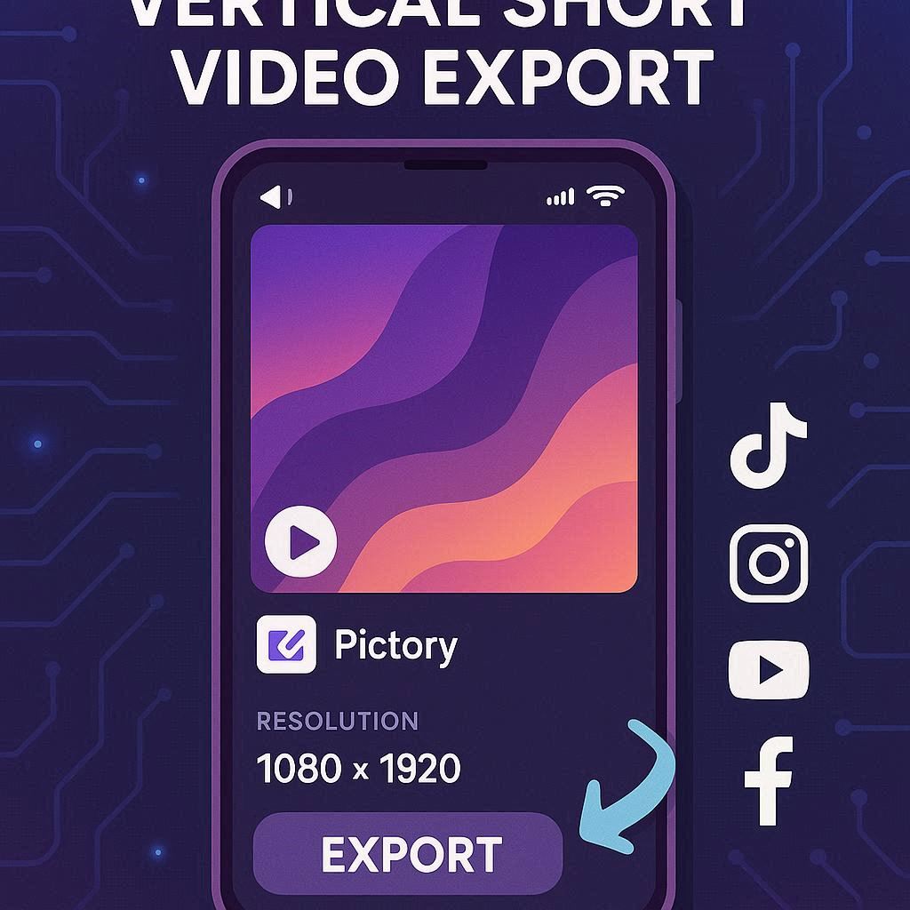 Vídeo curto criado no Pictory vídeos pronto para postagem em redes sociais