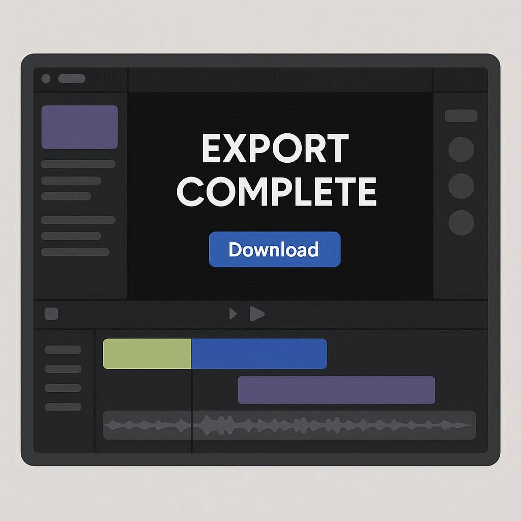 Vídeo finalizado criado no Lumen5 pronto para postagem