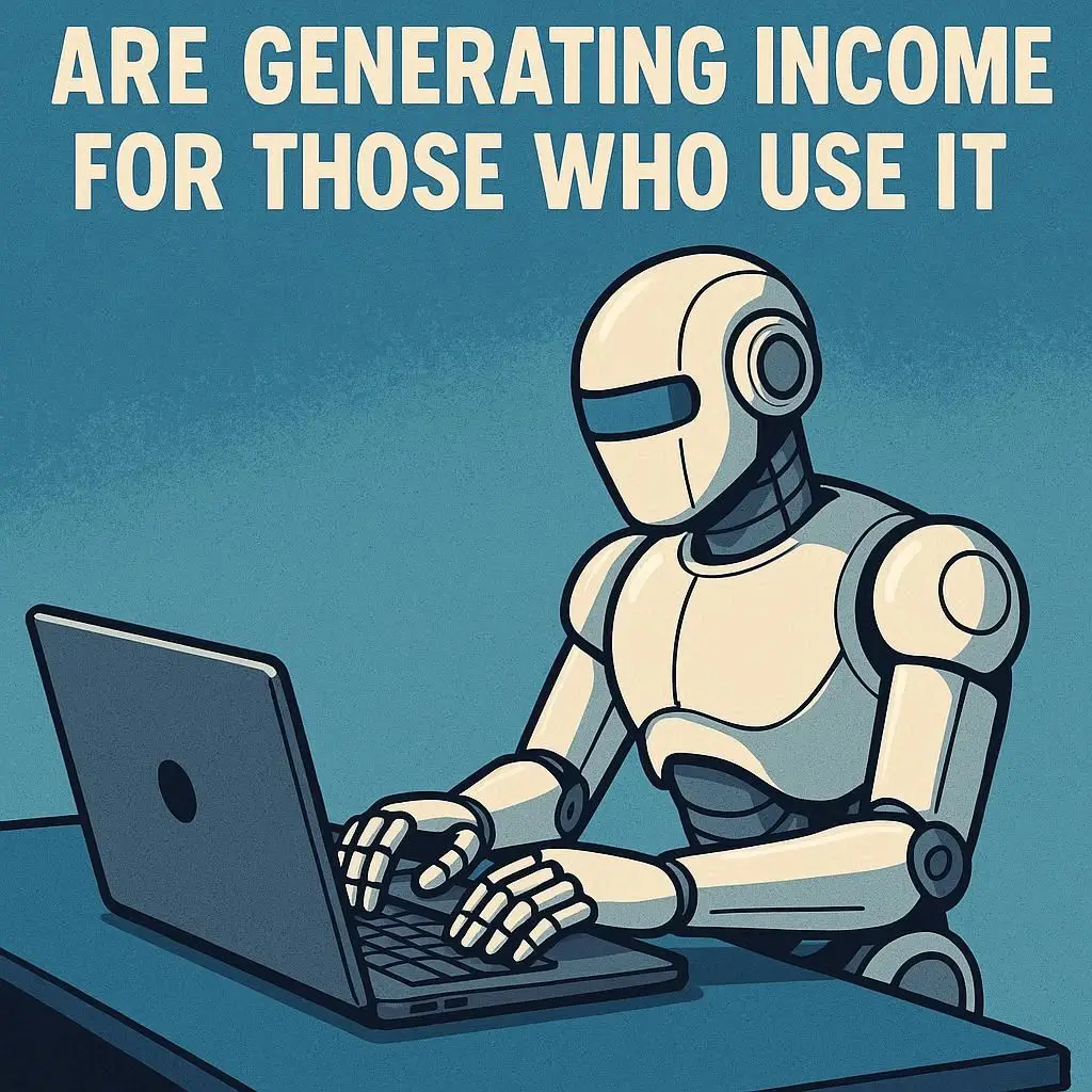 Robô executando tarefas digitais de forma automática