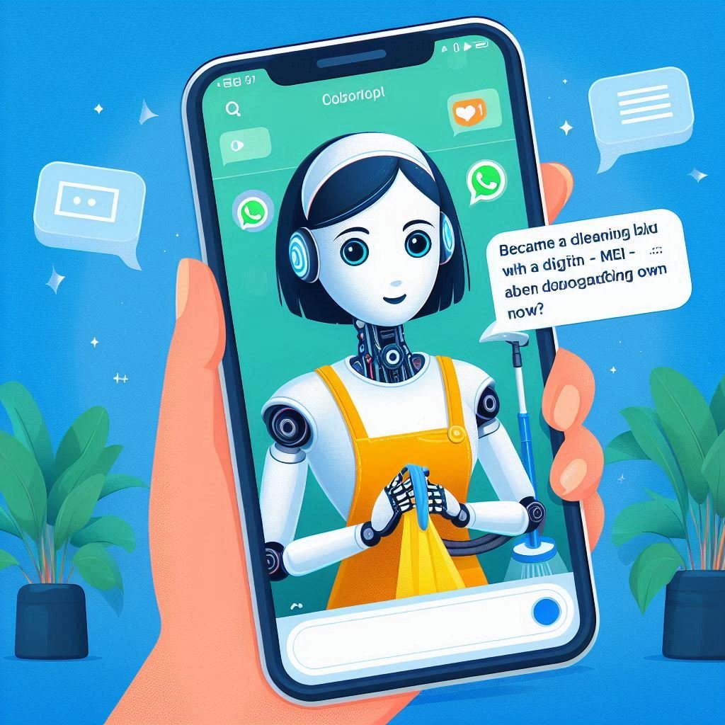 Conversa automatizada no WhatsApp com respostas rápidas e educadas enviadas por assistente virtual