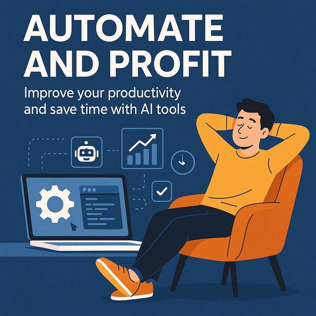 Pessoa descansando enquanto automação gera resultados