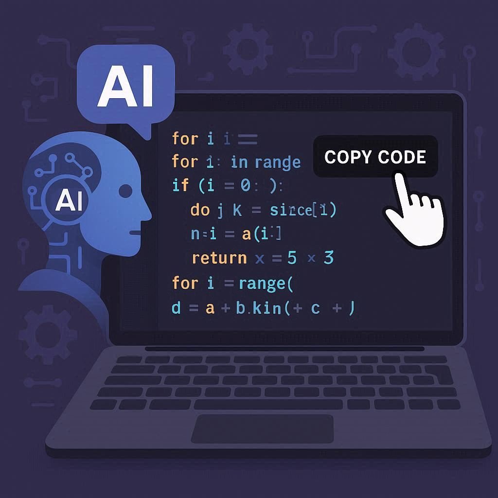 BlackBox AI facilitando cópia de código pronto