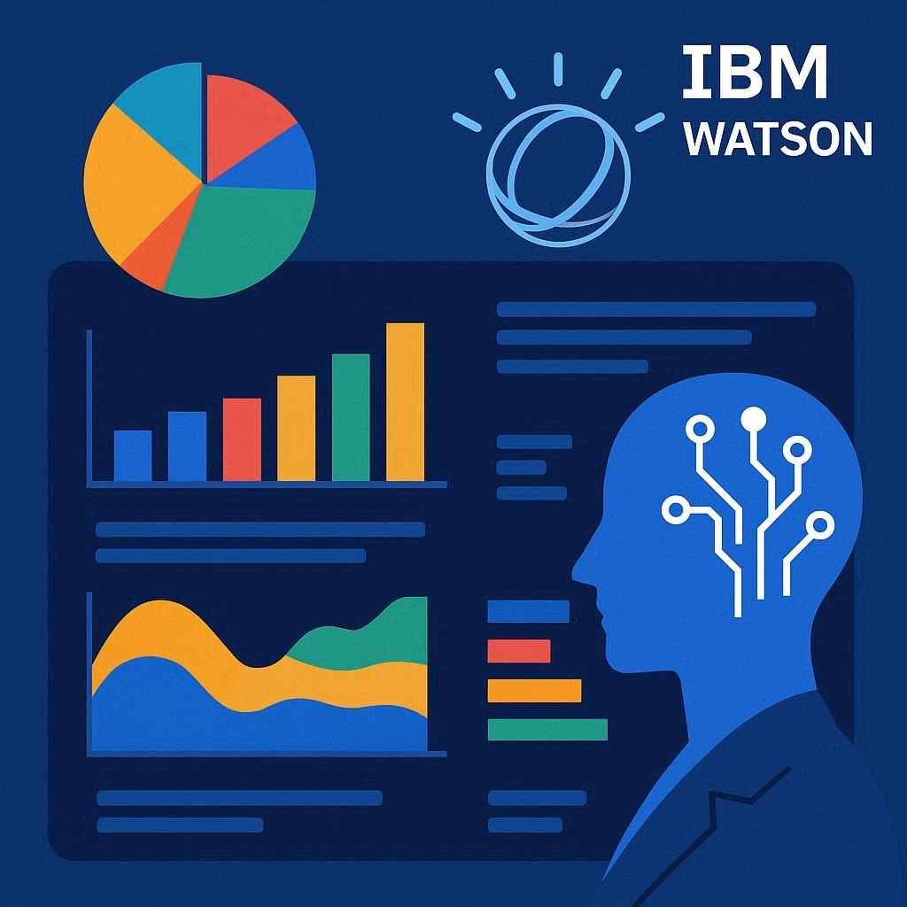 IBM Watson analisando grandes volumes de dados corporativos