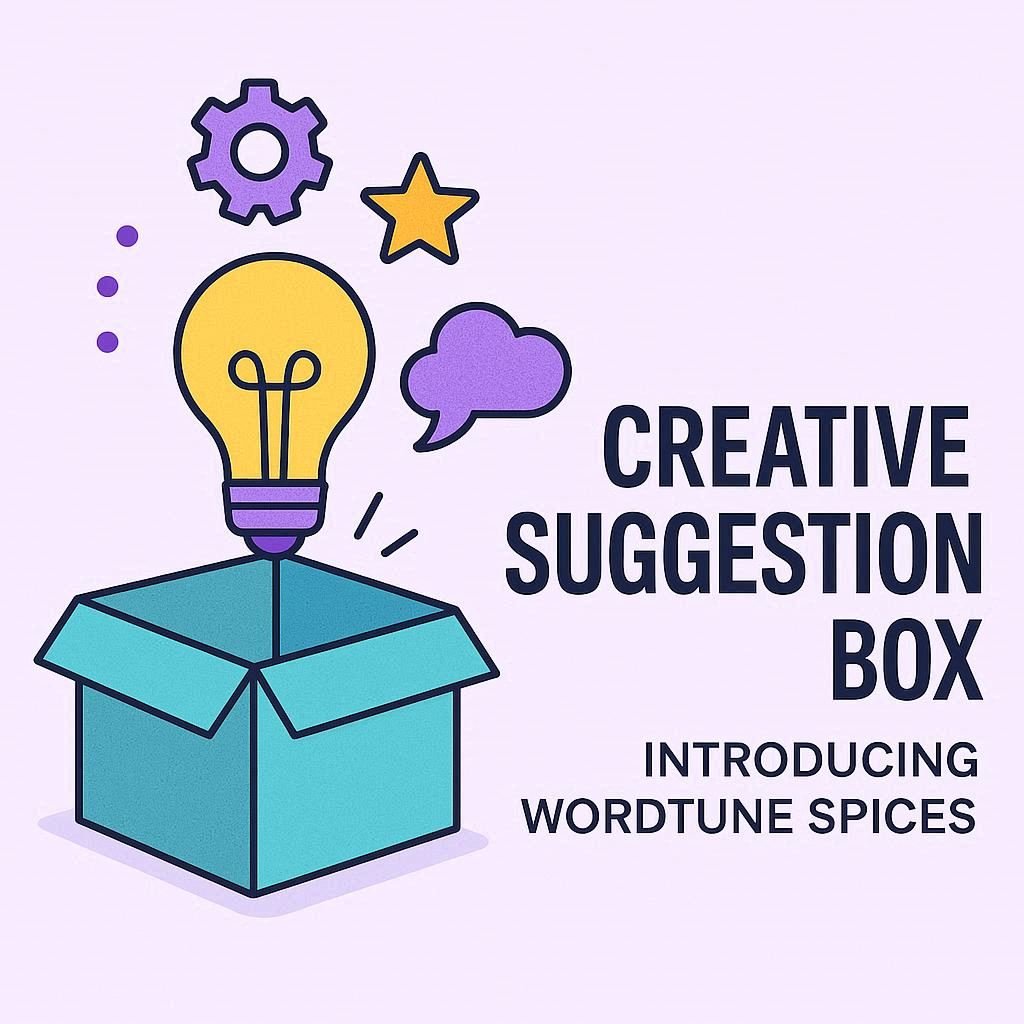 Wordtune Spices ajudando a expandir ideias de texto