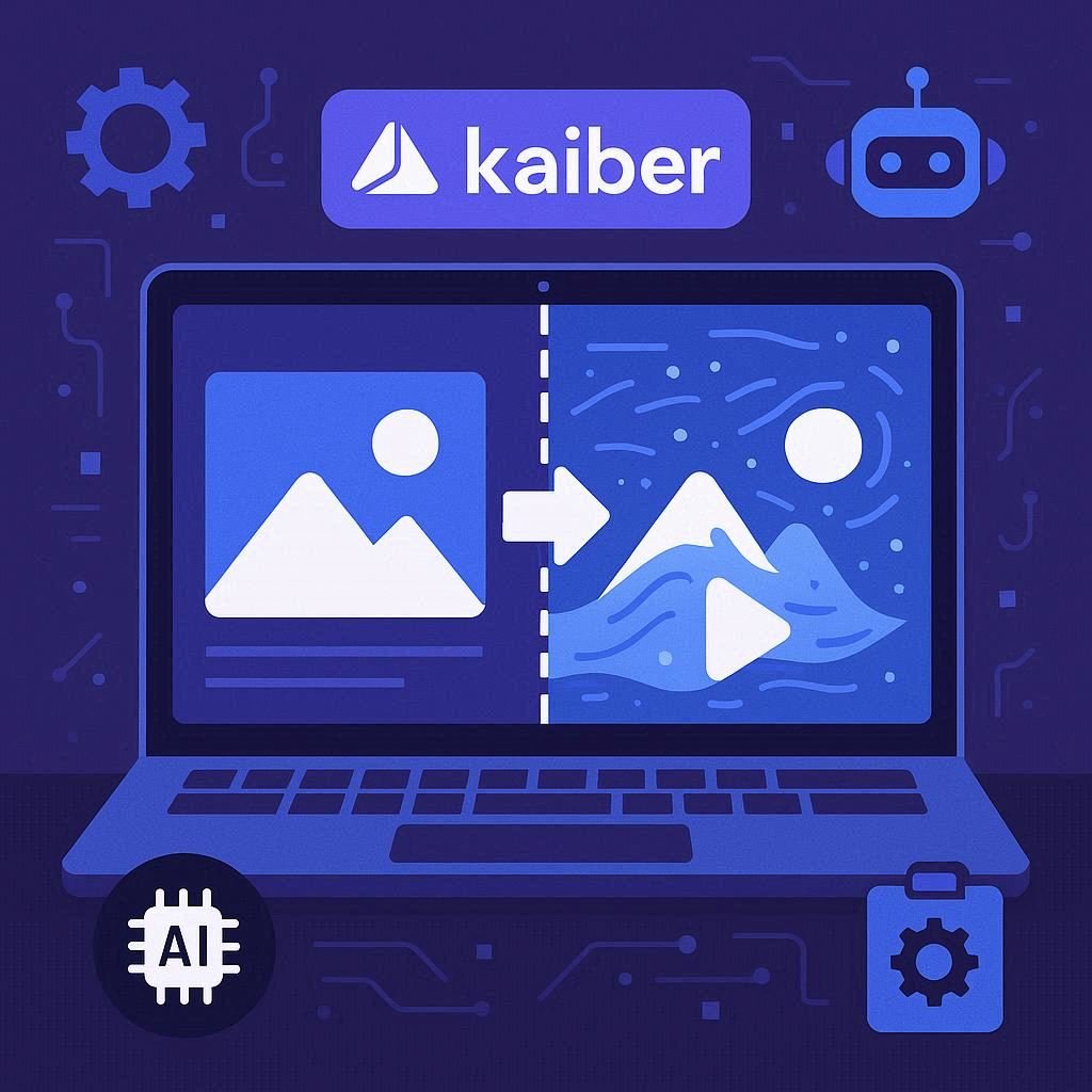 Kaiber AI transformando imagens em vídeos animados
