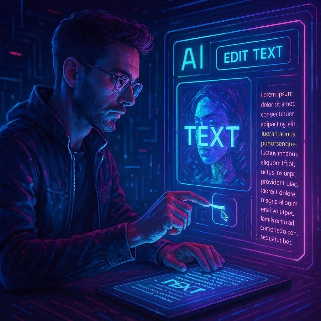 Reve AI edição de texto em imagem com inteligência artificial