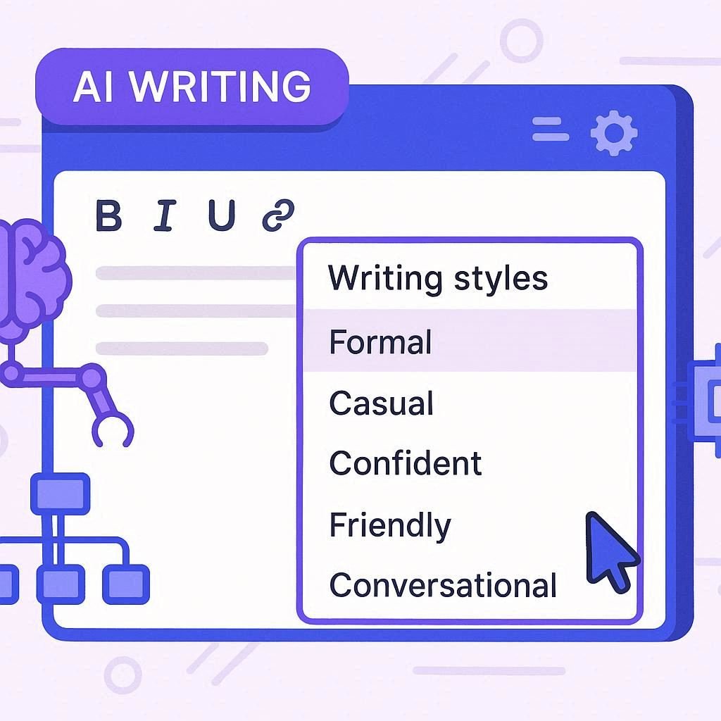 Wordtune Spices oferecendo diferentes estilos de escrita