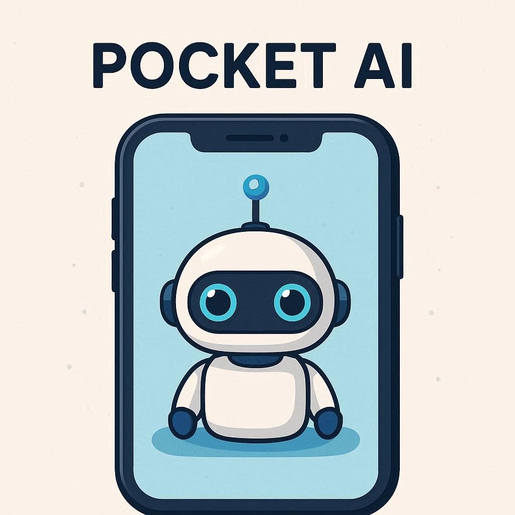 Robô pequeno representando IA de bolso