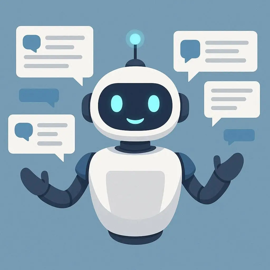 Robô atendendo múltiplos clientes em simultâneo