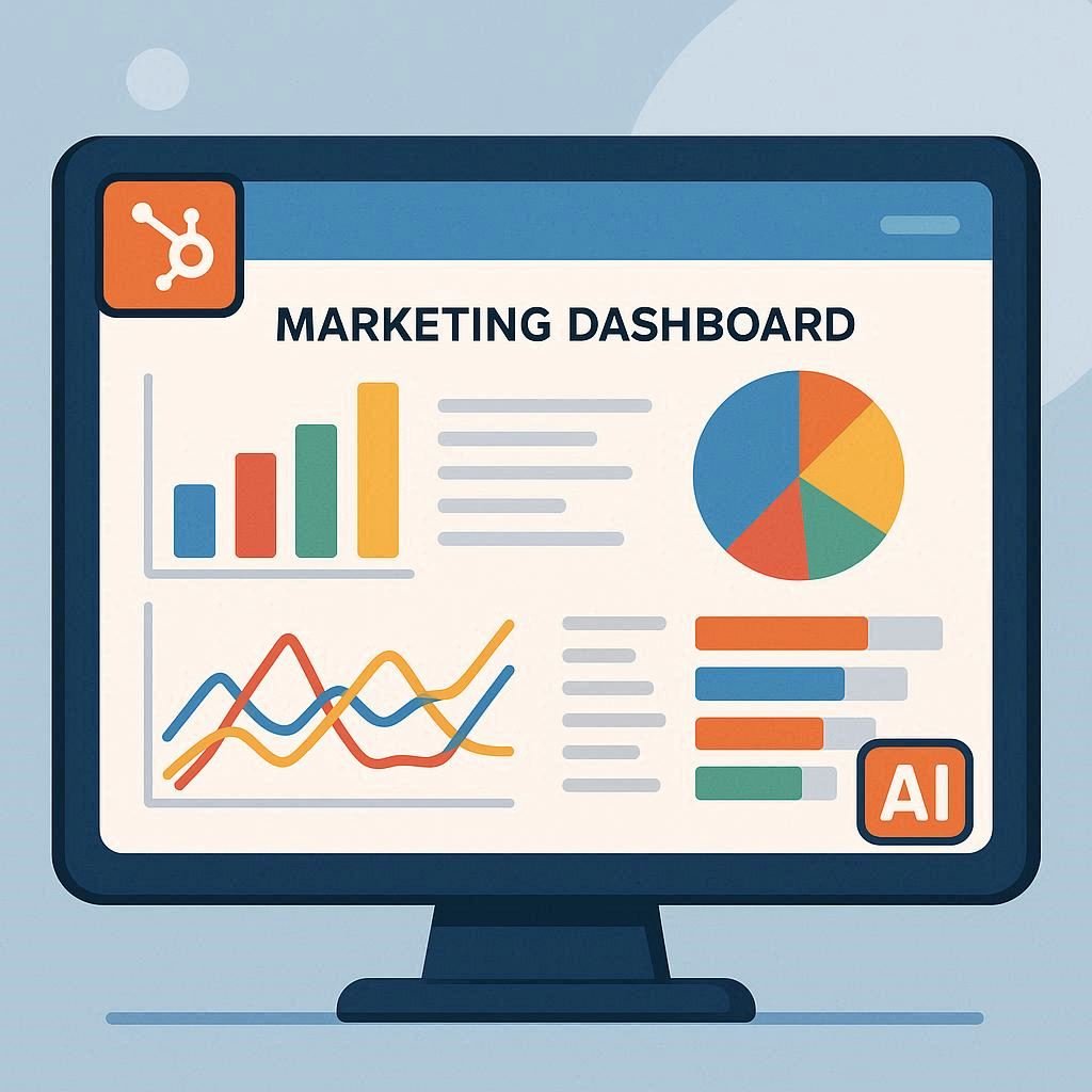 HubSpot AI gerando relatórios de performance