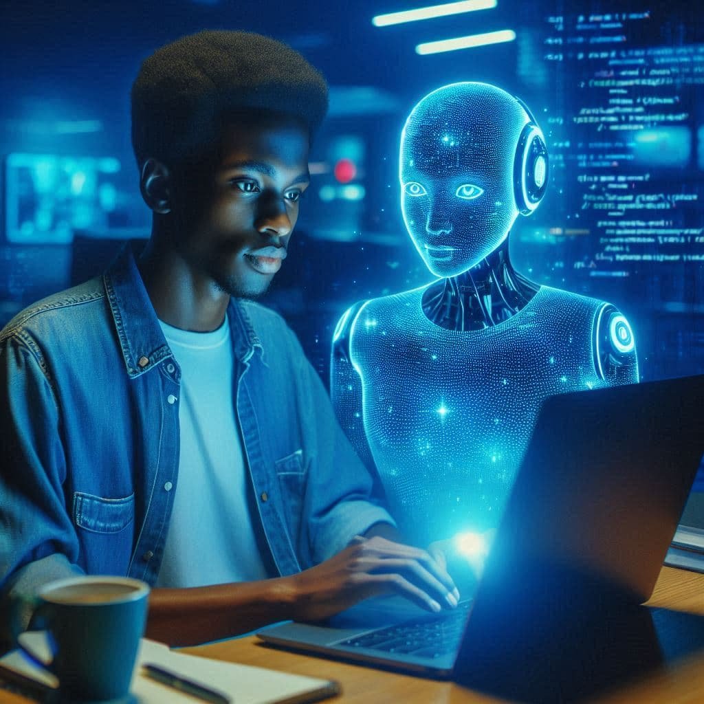 Terminal com comando de instalação do Gemini CLI exibido.