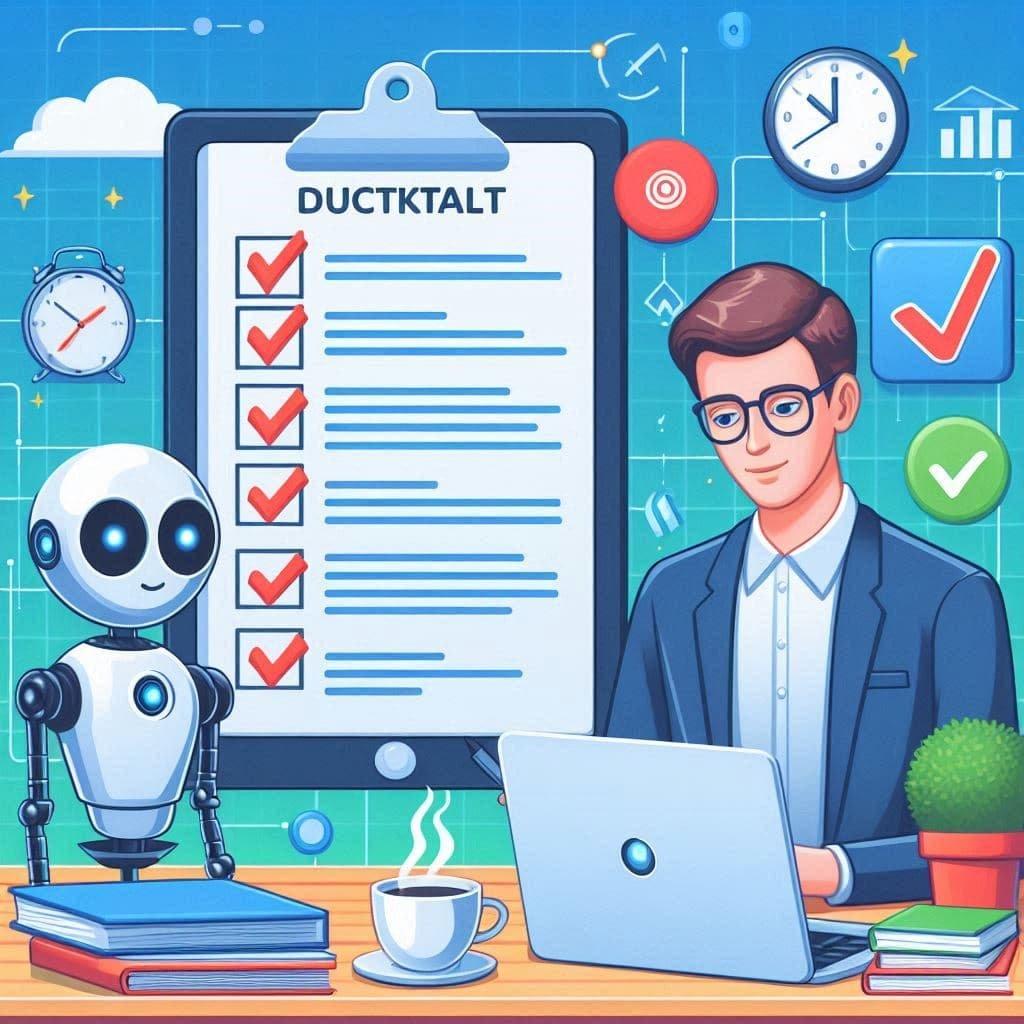 Usuário utilizando assistente virtual em laptop para aumentar produtividade diária