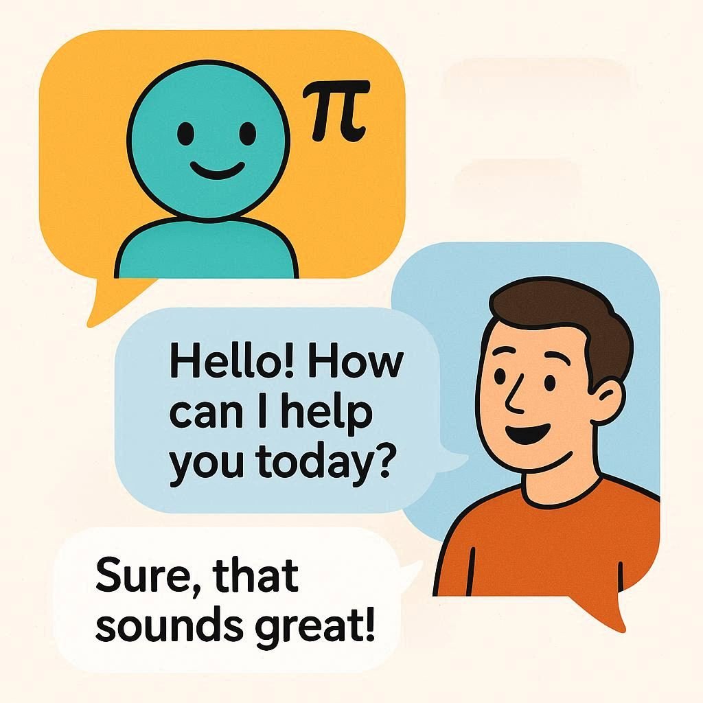 Pi oferecendo respostas empáticas e próximas do humano