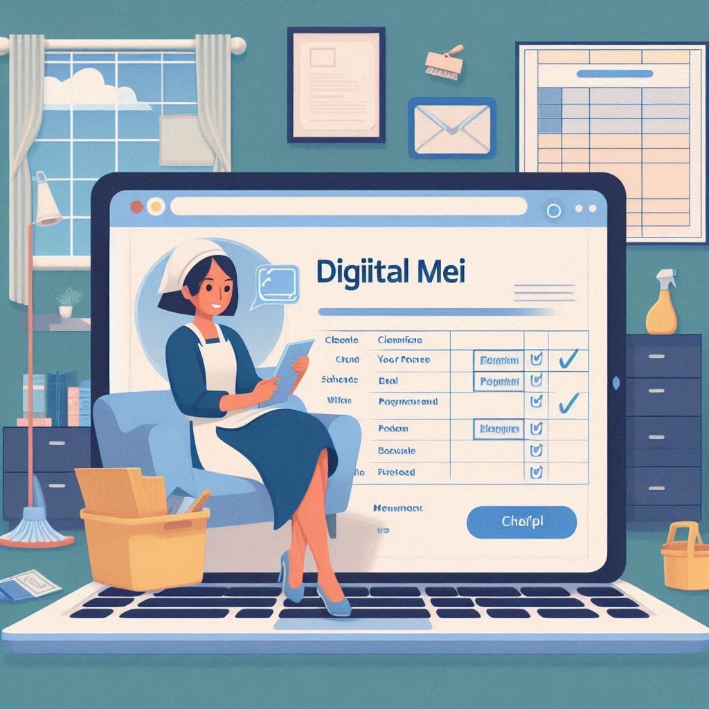 Documento de MEI ao lado de planilha digital com agendamentos e pagamentos organizados.