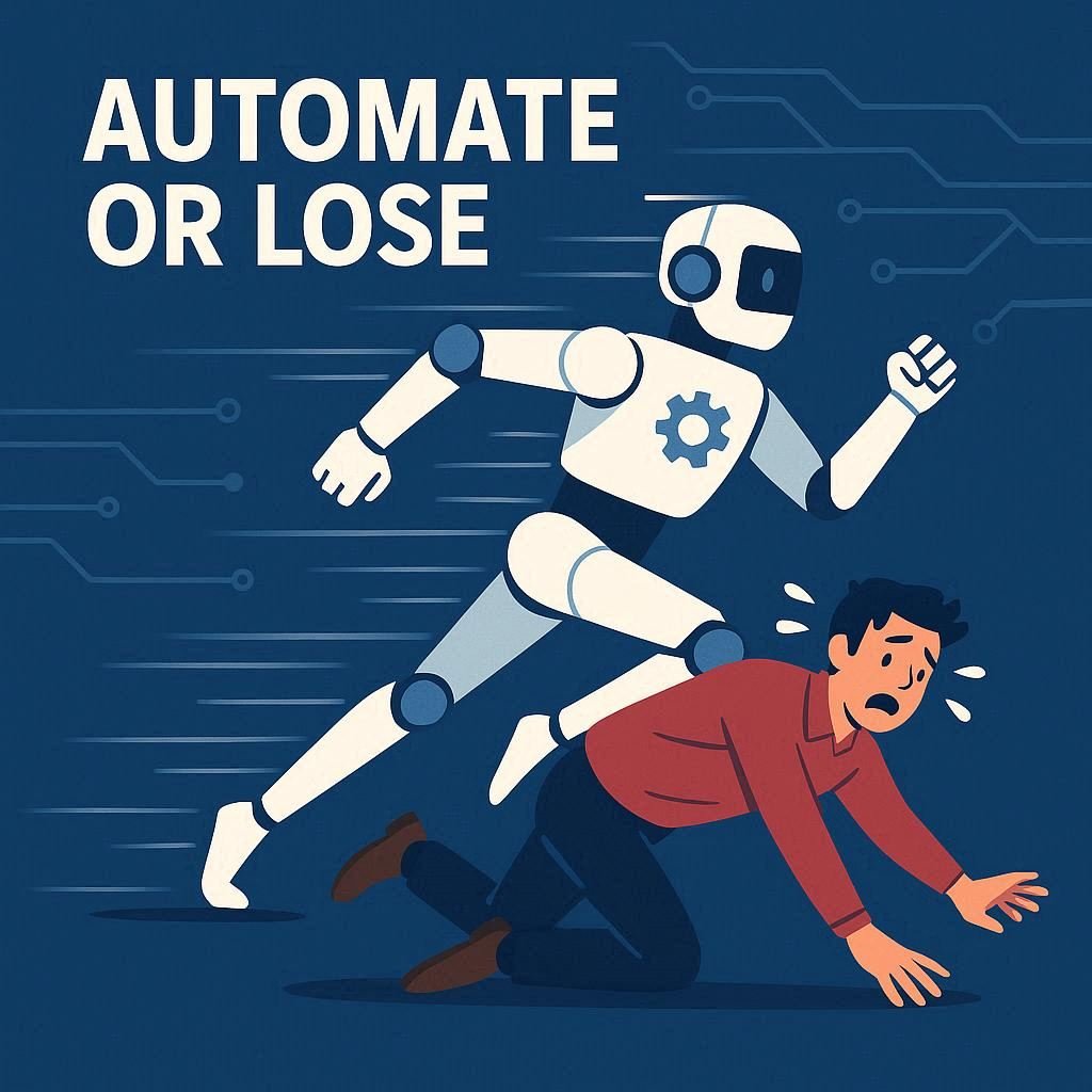 Profissional ficando para trás em corrida digital