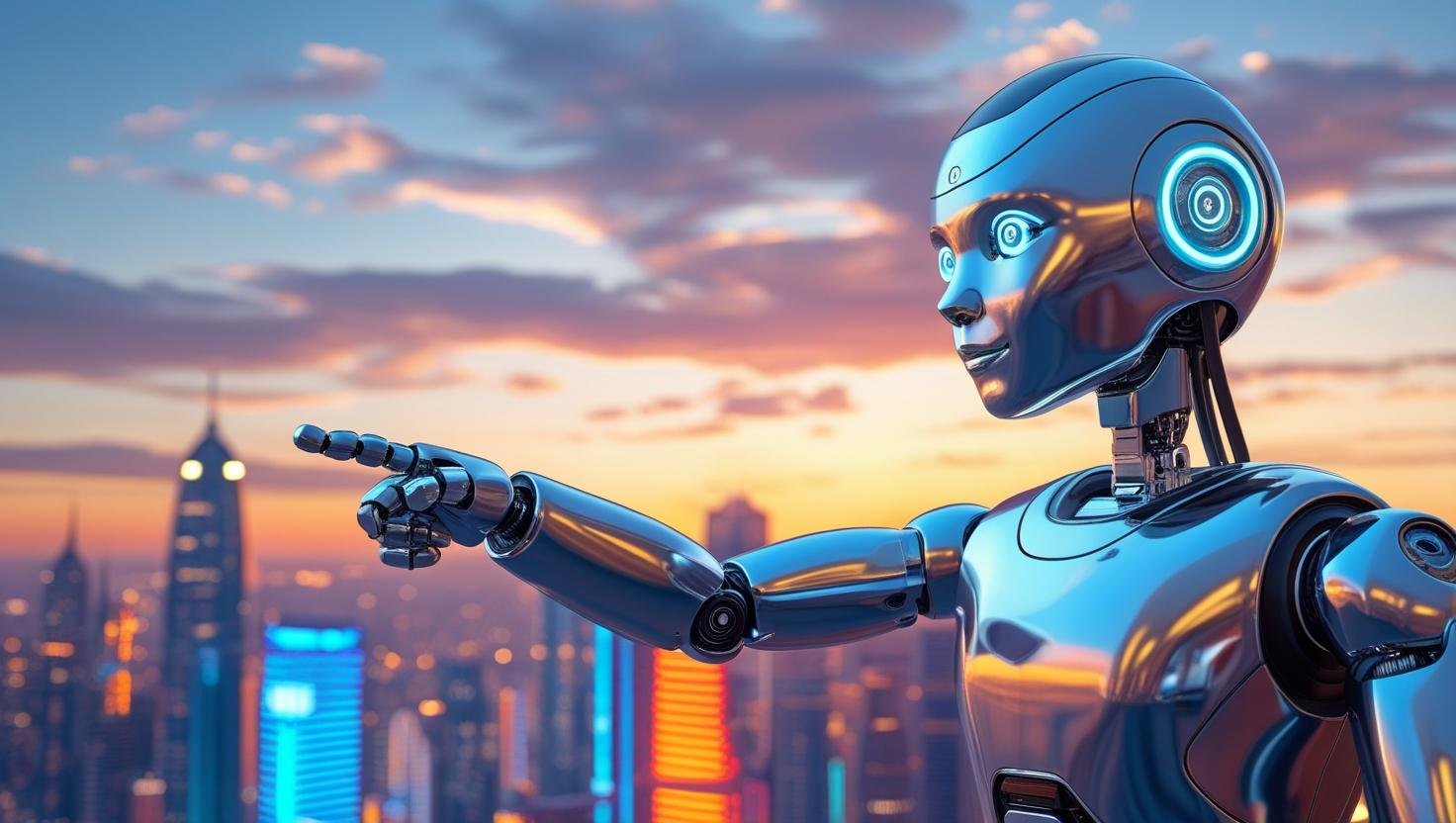 Representação futurista da nova era da inteligência artificial com o GPT-4o