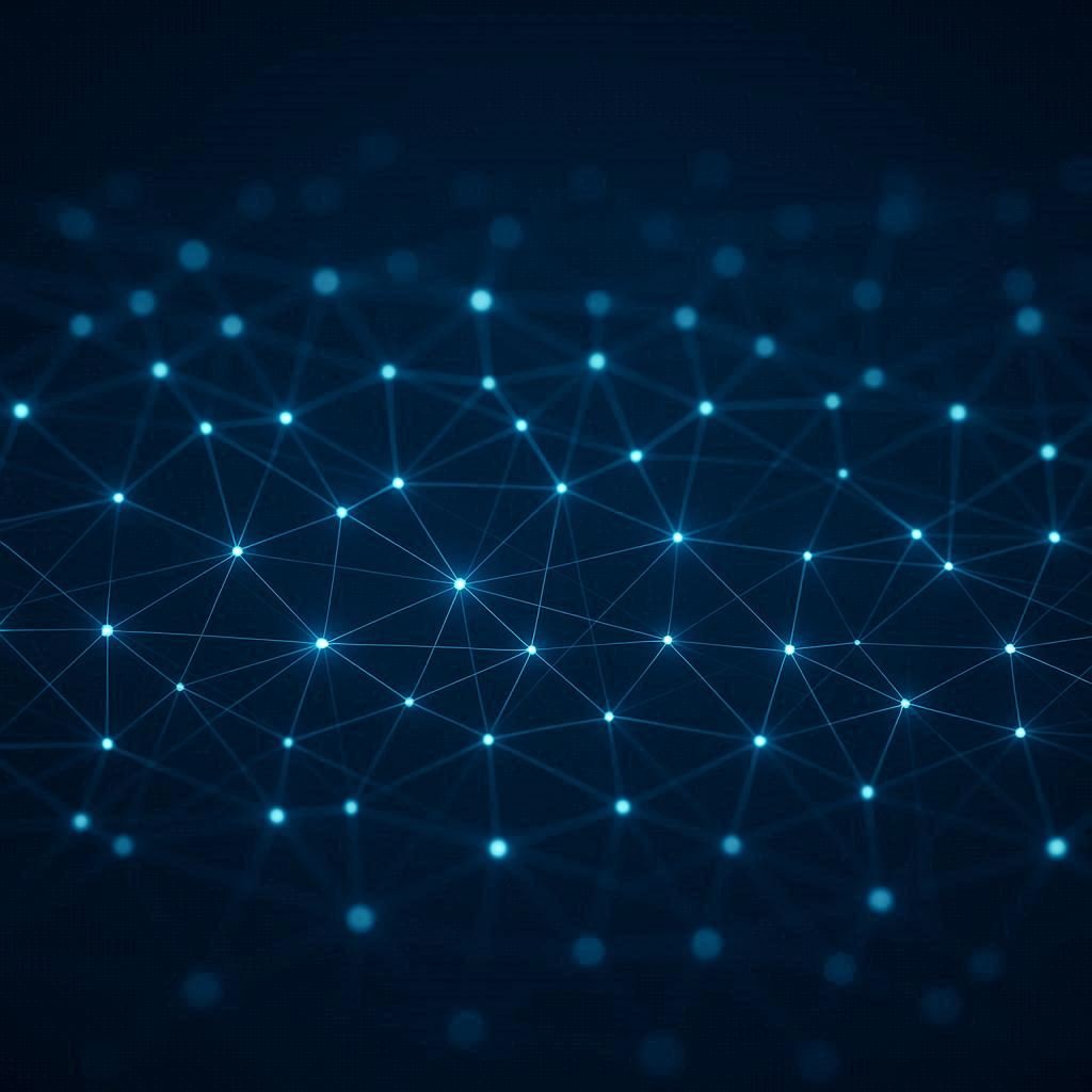 Rede digital mostrando ferramentas conectadas