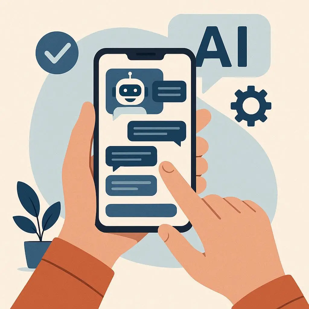 Um chatbot pode responder em segundos.