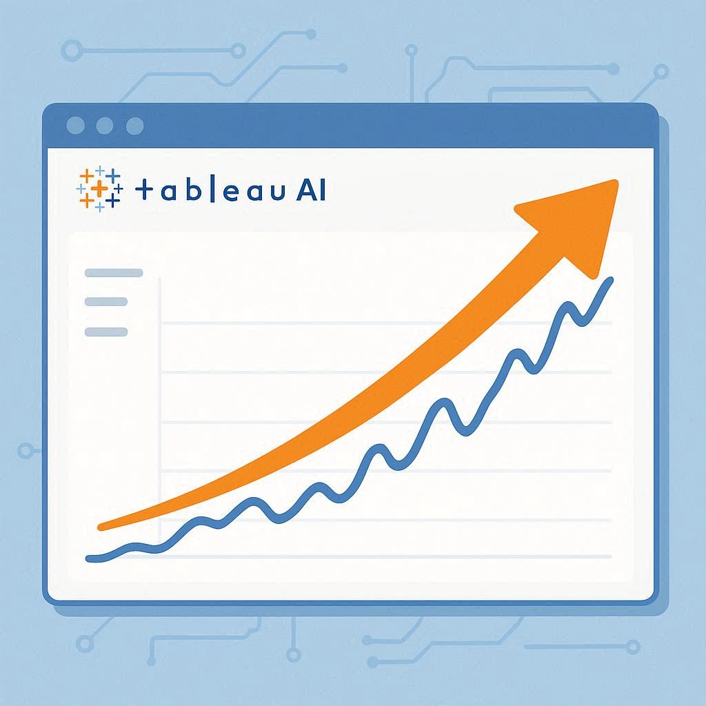 Tableau AI mostrando previsões baseadas em dados