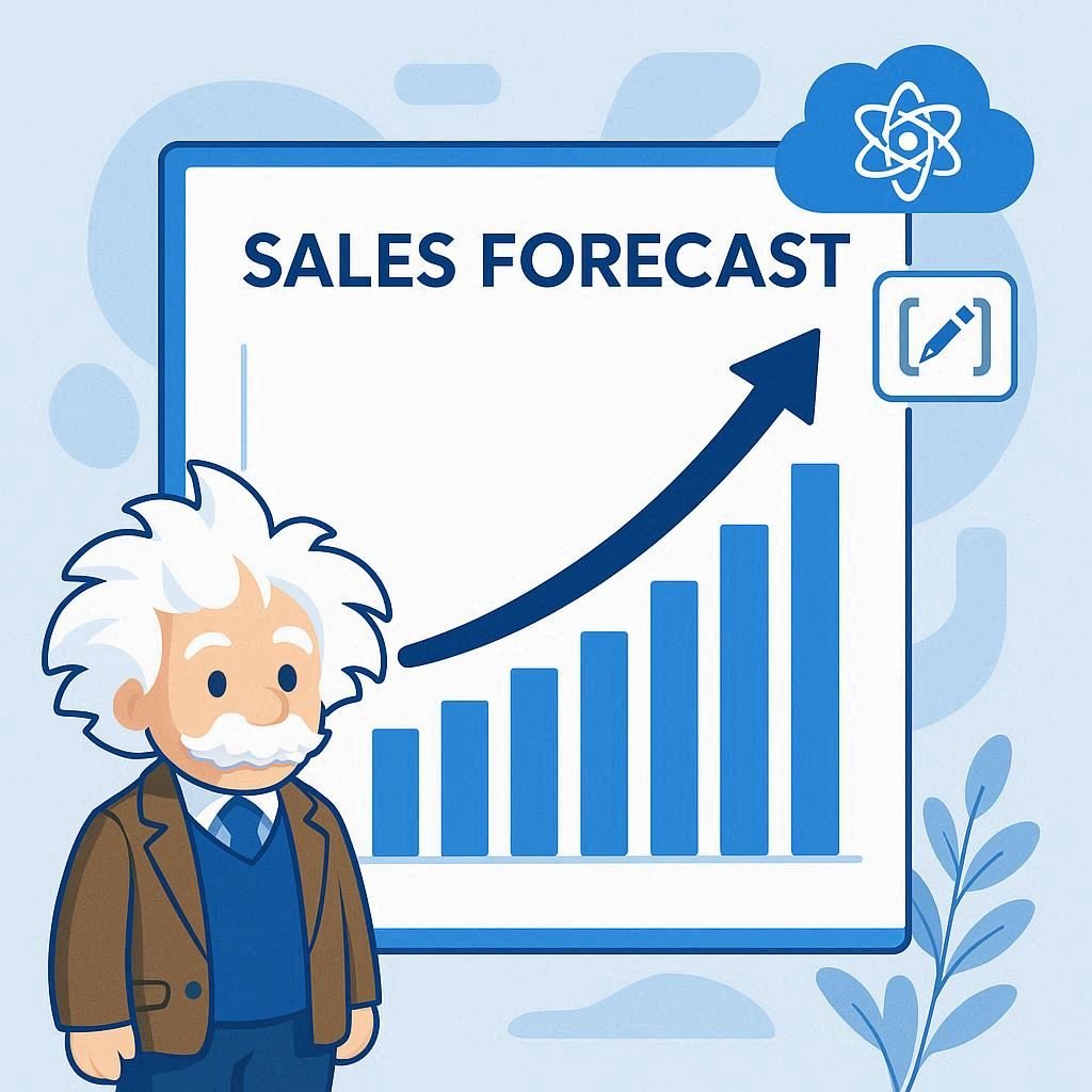 Salesforce Einstein prevendo vendas futuras