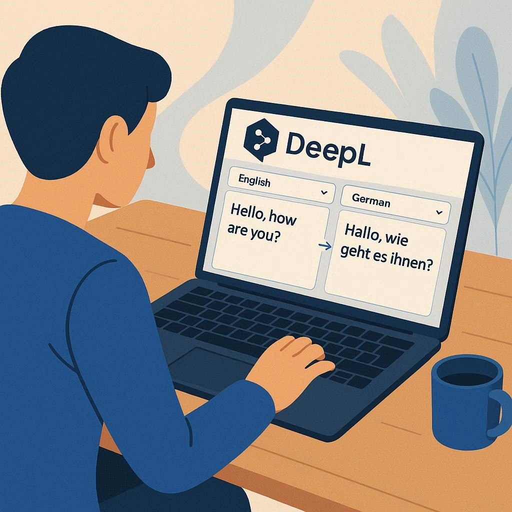 DeepL — ferramenta que aumenta a produtividade em tradução de textos.
