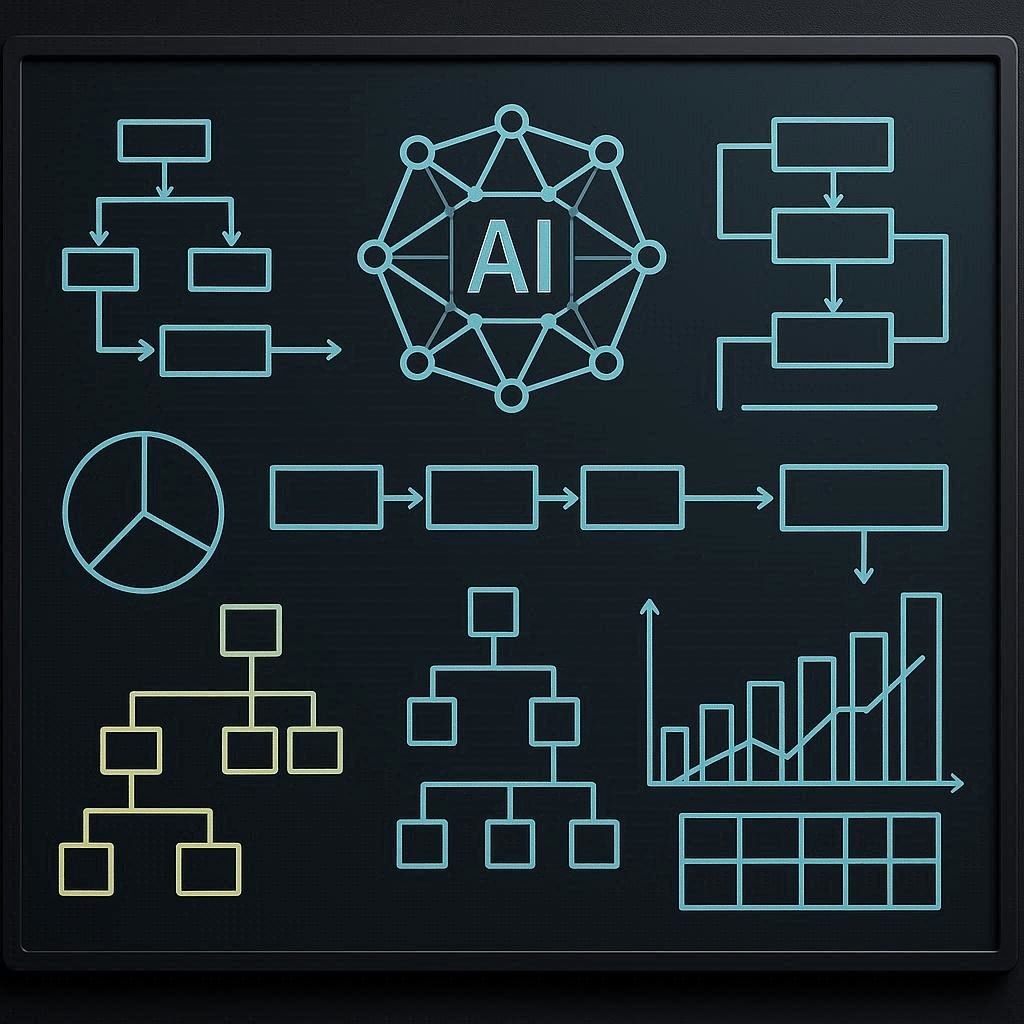 Diagram AI — aumento da produtividade por meio de diagramas inteligentes.