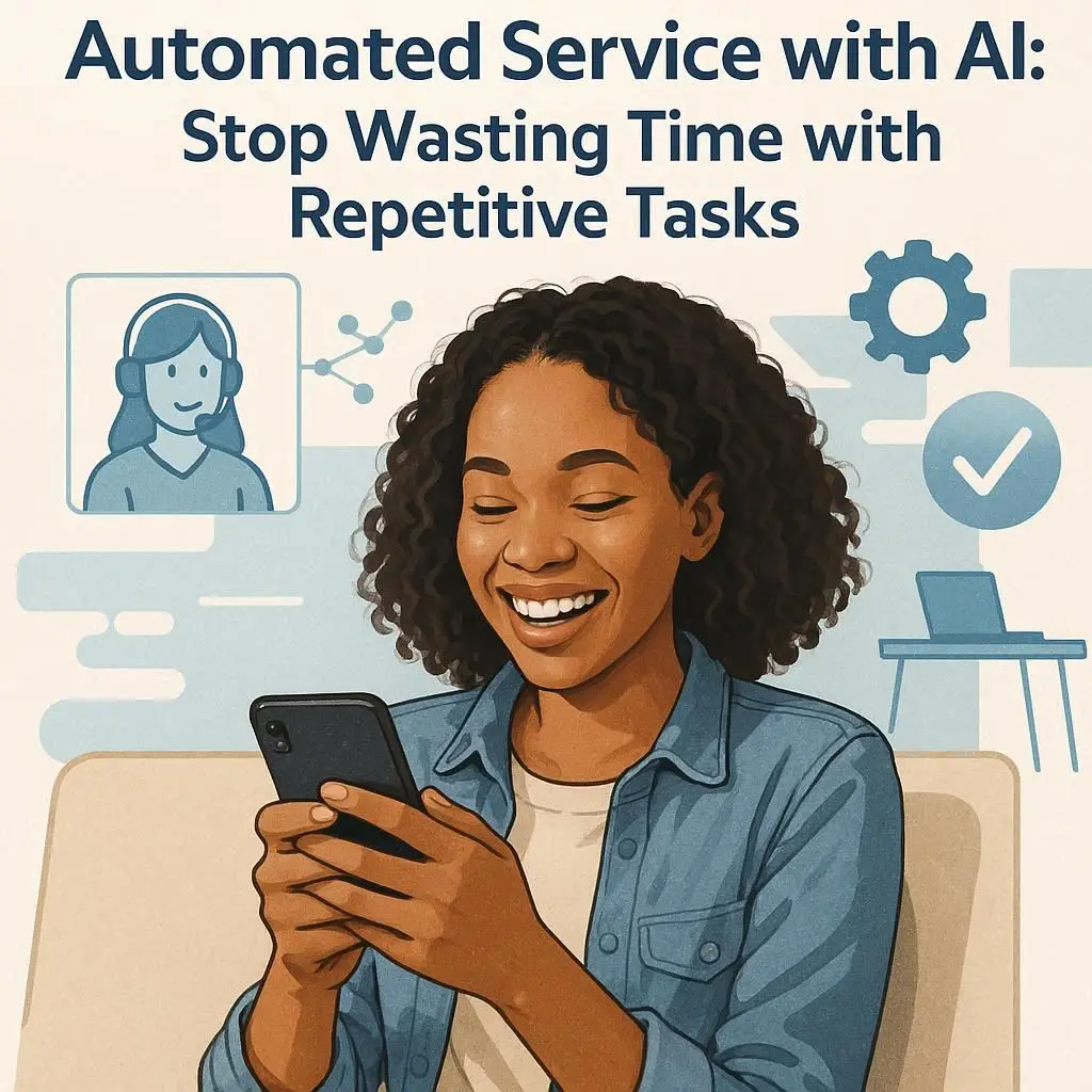 Cliente feliz com atendimento instantâneo