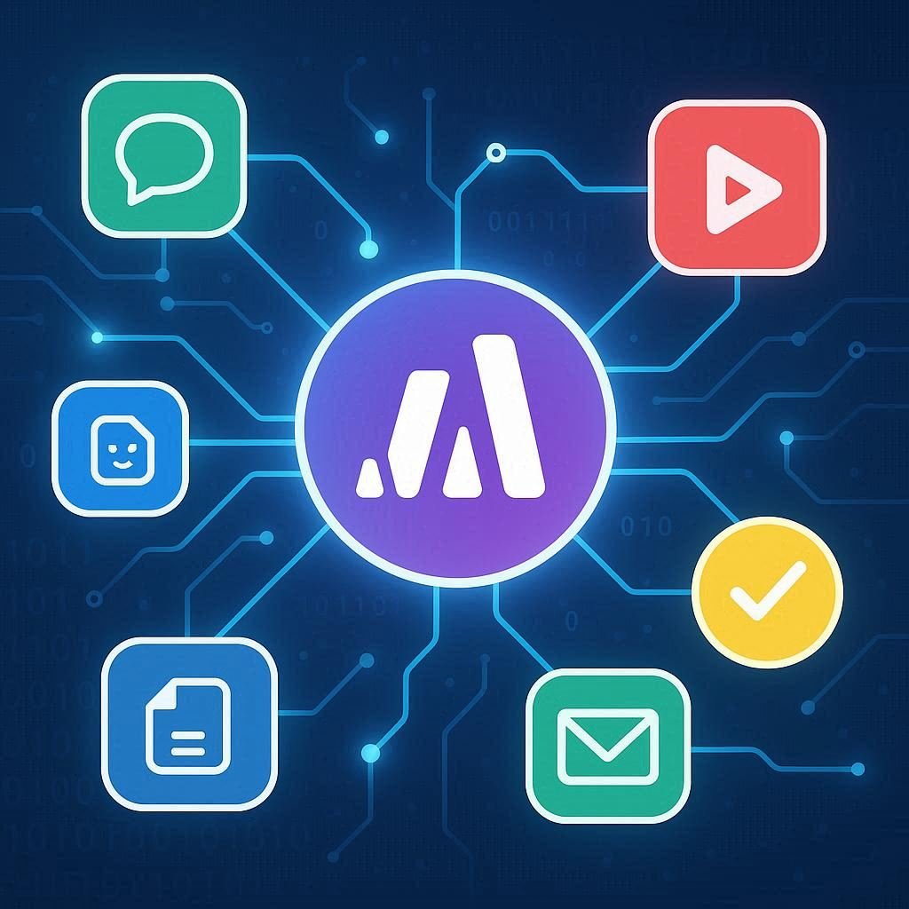 Make — integração entre diferentes aplicativos de trabalho.