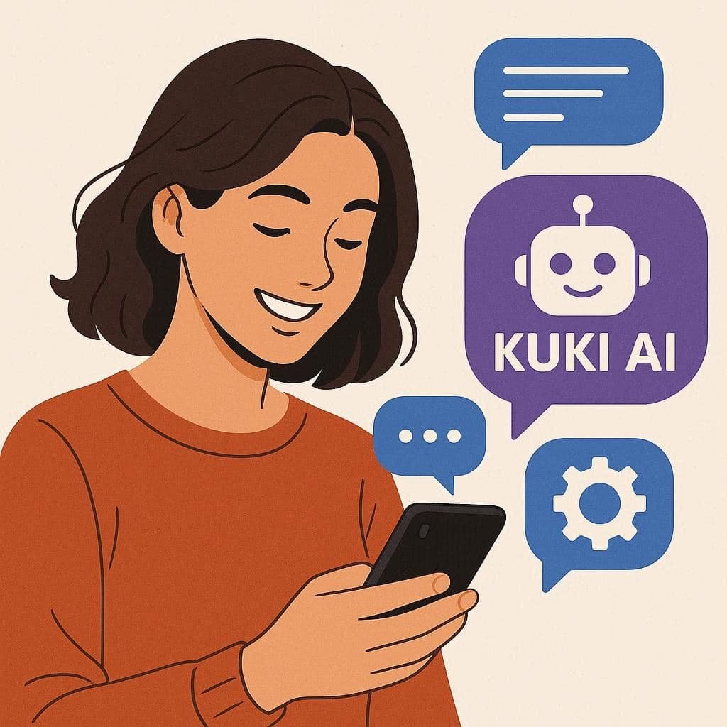 Kuki AI criando conexões emocionais com usuários