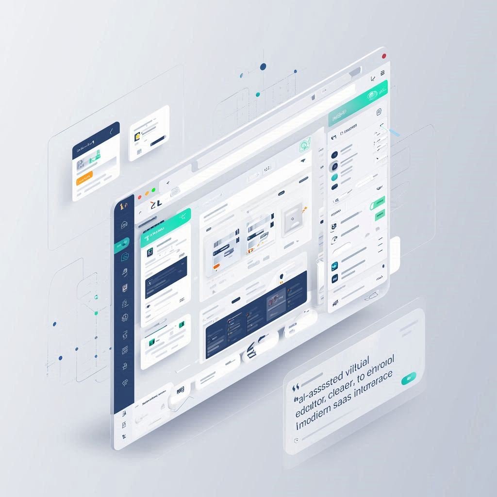 Edição visual do Lumi.new ajustando site criado por IA
