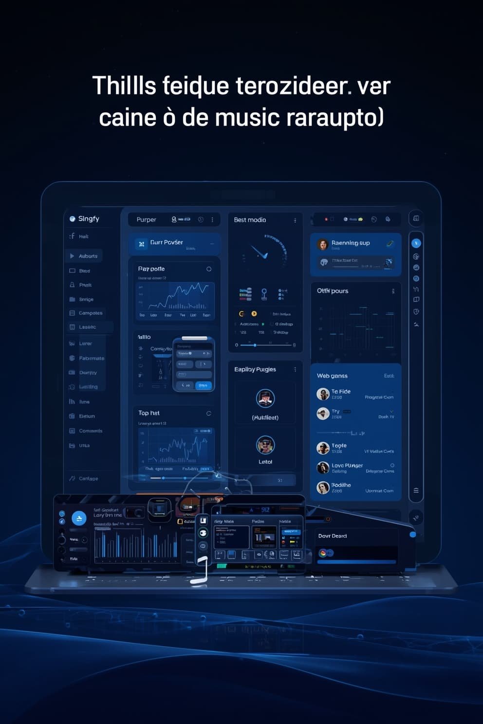 Interface moderna do Singfy