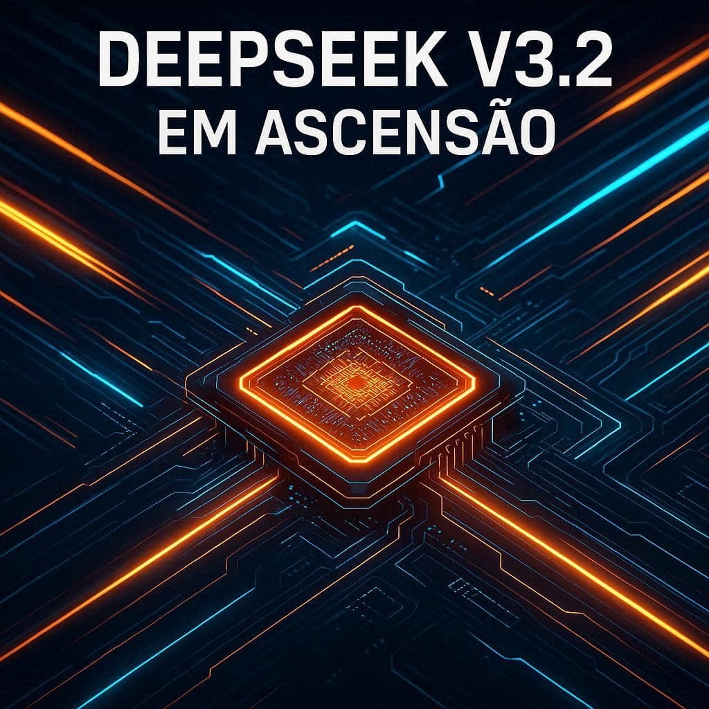 Representação da velocidade e eficiência do modelo DeepSeek V3.2