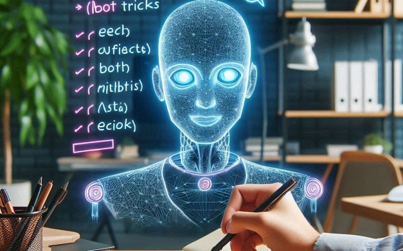 Chatbot oferecendo truque ou dica para usuário