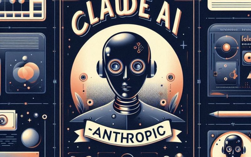 Robô representando na tela o texto ‘Claude AI (Anthropic)