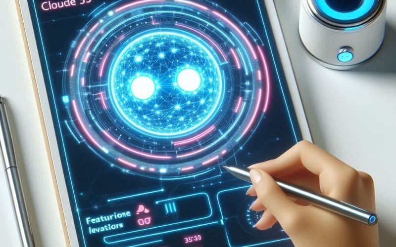 Tela mostrando o Claude 3.5 em ação, com respostas naturais e rápidas.