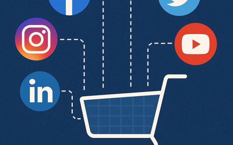 Rede social transformando seguidores em compradores