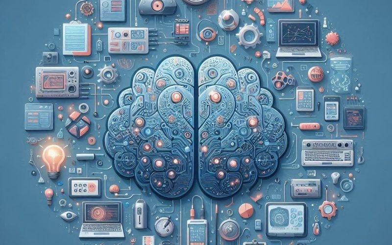 Usuário explorando ferramentas de IA no computador, representando o início do guia definitivo.