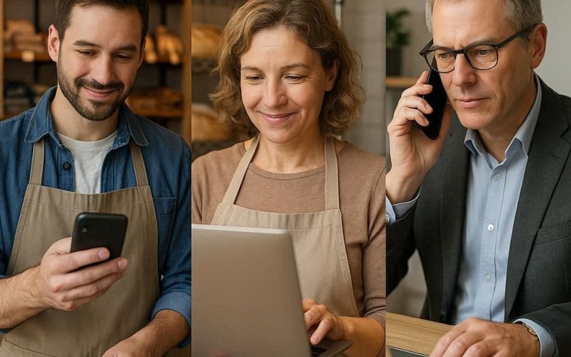 Pequenos empreendedores usando inteligência artificial para vender mais com menos esforço.