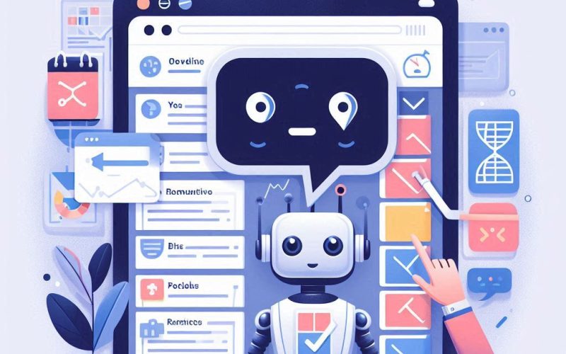 "Pessoa digitando em laptop com símbolos de IA ao redor"