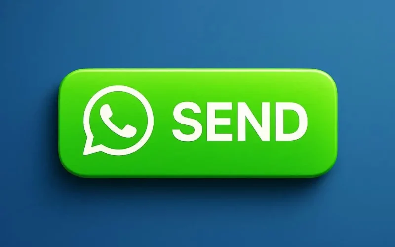 Botão do WhatsApp simbolizando automação de vendas