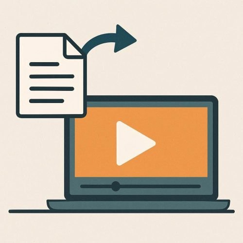 Um simples arquivo JSON pode se transformar em um vídeo completo com imagens, narração e legendas.