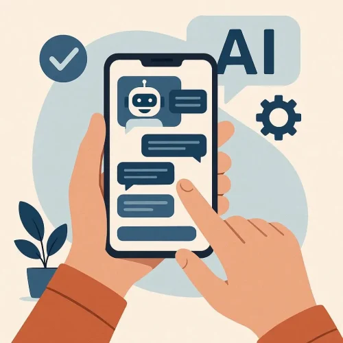 Um chatbot pode responder em segundos.