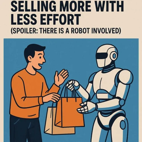 A automação está simplificando o processo de vendas.